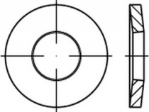 Podložka pružná kónická DIN 6796 M5 / 5,3 - N1
