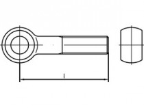 Šroub s okem DIN 444B M12x80 - N1