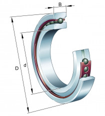FAG HC 7022-E-T-P4S-UL kuličkové ložisko s kosoúhlým stykem - N1