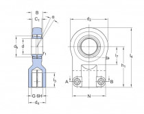SKF SIJ 30 ES kloubová hlavice - N1