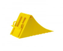 Klín kola zakládací 160mm plastový žlutý - N1