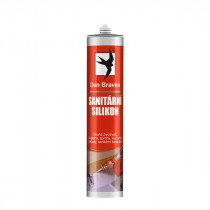 Den Braven Sanitární silikon - 280 ml černá, kartuše _30215RL - N1
