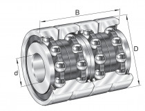 INA ZKLN 1242 2RS-2AP = 2 pcs. ložisko - N1