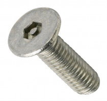 Šroub zápustný imbus+středový čep DIN 7991 M5x16 nerez A2 - N1