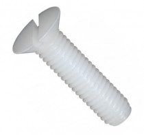 Šroub zápustný s drážkou DIN 963 M8x20 plast - N1
