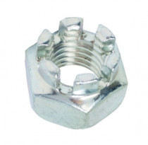 Matice korunková DIN 935 M18 |08| pozink - N1