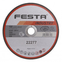 Řezný kotouč na kov 180x2,0x22,2 rovný INDUSTRY, FESTA 22277 - N1
