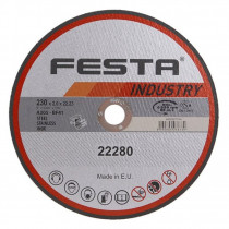 Řezný kotouč na kov 230x2,0x22,2 rovný INDUSTRY, FESTA 22280 - N1