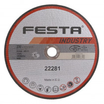 Řezný kotouč na kov 230x2,5x22,2 rovný INDUSTRY, FESTA 22281 - N1