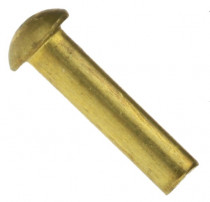 Nýt půlkulatá hlava DIN 660 3x4 mosazný - N1