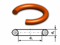 O-kroužek MVQ 70 ShA 10,82x1,78 Dichtomatik - N1
