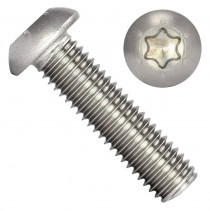 Šroub s půlkulatou hlavou TORX ISO 7380 M4x5 nerez A2 - N1