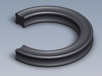 X-kroužek NBR 70 ShA 9,12x3,53 Dichtomatik - N1