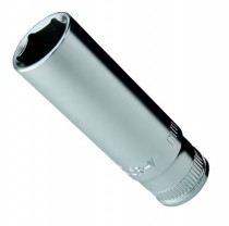 Hlavice na svíčky 1/2" 6hran 21 x 65 mm CrV, NAREX 443001237 - N1