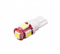 Žárovka LED 6V 5W W2,1x9,5d čirá 5xLED 5050, Autolamp - N1