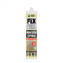 Debbex Montážní lepidlo FIX FLEX - 280 ml šedá, kartuše - N1