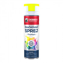 Debbex Značkovací sprej PROMARK - 500 ml žlutá, dóza - N1