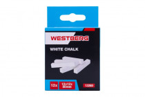 Křída bílá WESTBERG 12x12x80mm, sada 12ks - N1