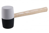 Palice gumová černobílá WESTBERG 65mm 34cm násada dřevo - N1