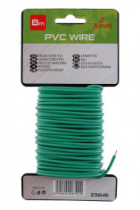 Drát vázací s PVC 3 mm x 8 m zelený - N1