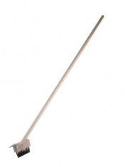 Kartáč ocelový na čištění spár, s násadou 140cm - N1