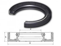 Gufero 35x54x10 NBR-WAS Dichtomatik - N1