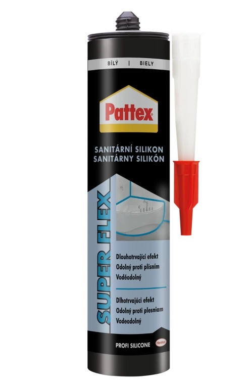 Pattex Sanitární silikon - 280 ml bílý